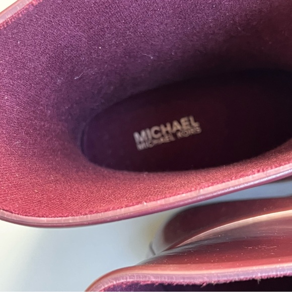 MICHAEL Michael Kors Leslie Plum Rhinestone Rain Boots - Picture 8 of 11